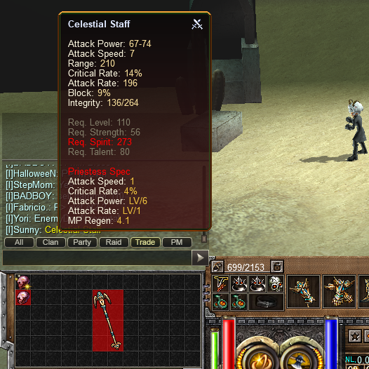 Item link example in chat